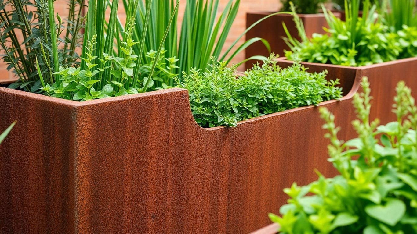 Corten Steel Planters: Your Garden's New Best Friend - Home Renovations Ideas